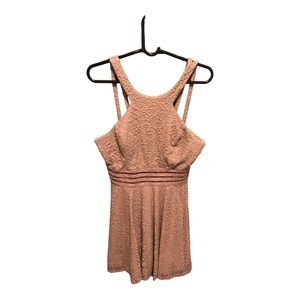 City Studio Womens Pink Sleeveless Short Fit + Flare Party Dress